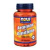 NOW Foods L-Arginine & Ornithine 500/250 mg - 100 Capsules view 1