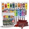 Buffalo Bob's Wild Game Meat Snacks (24 pack) | Beef Jerky Assortment Pack of Flavorful Strips & Sticks | Snacks Variety Pack for Adults | Exotic Jerky | Ideal Gifts for Anniversary, Camping, Hunting view 1