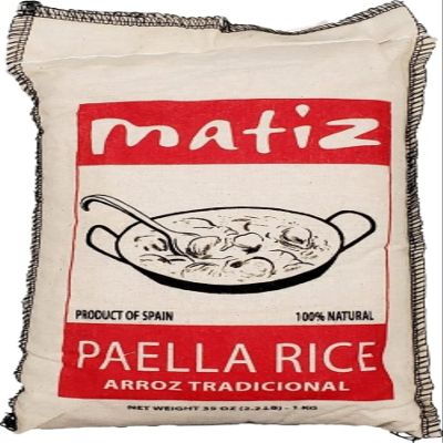 Matiz Valenciano Paella Rice from Spain, 1 x 2.2 lbs