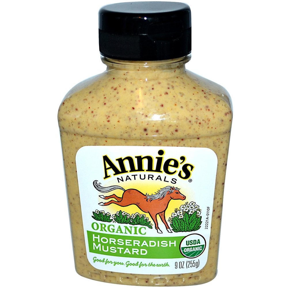 Annies Homegrown Mustard Hrsradish Org Gf