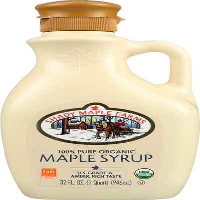 100% Organic Maple Syrup; Grade A, Dark Amber