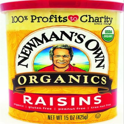 Newmans Own Organic Raisins Org Can