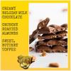Chocolove Toffee & Almond Milk Chocolate Bars | 33% Cocoa | Made with Creamy Premium Chocolate | Sustainably Sourced, Non-GMO, & Gluten-Free, 3.2 oz Bar (12 Pack) view 3