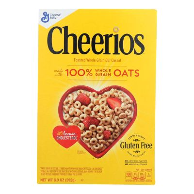 Cheerios Toasted Whole Grain Oat Cereal 14 oz (Pack of 12)