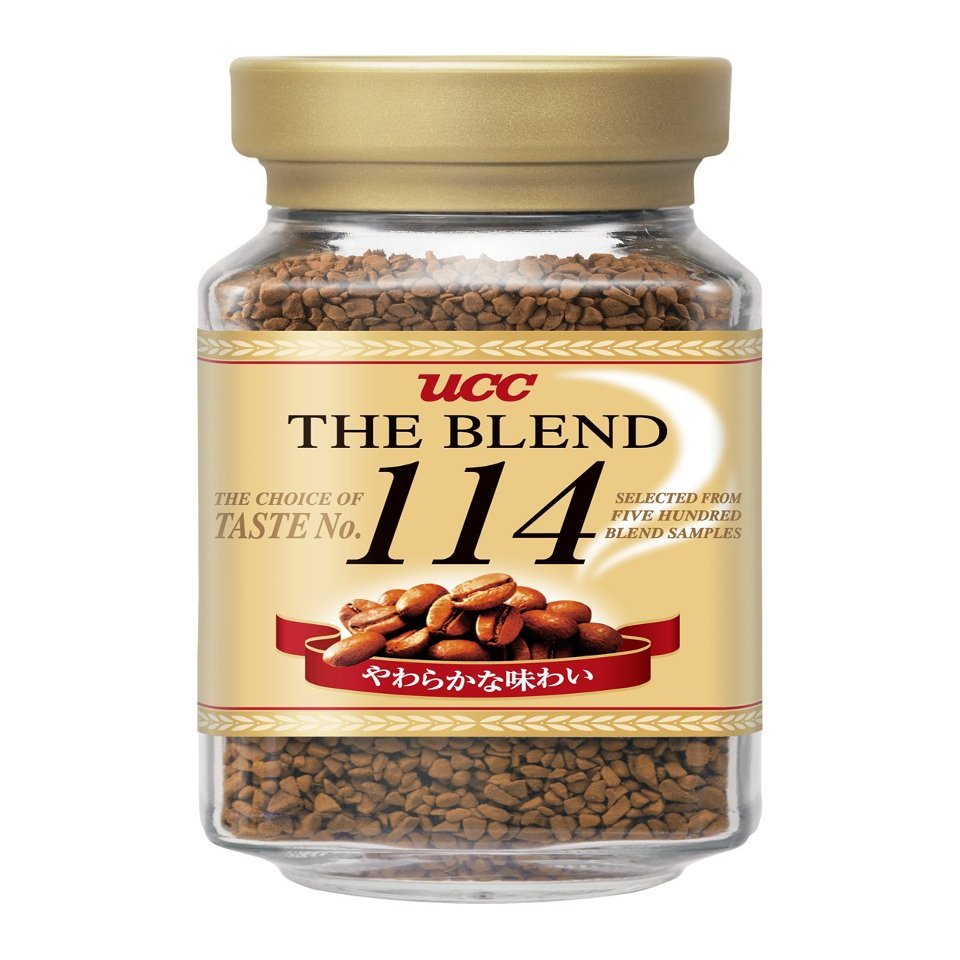 UCC The Blend 114 Instant Coffee, Instant Black Coffee, Smooth Flavor, Imported from Japan, 3.17 Oz (90 g), Pack of 1