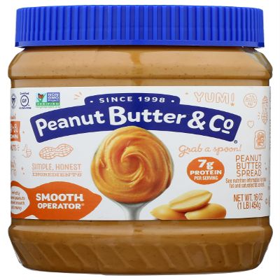 All Natural Peanut Butter & Co. Smooth Operator Net Wt. 16 Oz (1LB) 454g
