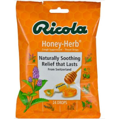 Ricola Cough Drops - Honey Herb - 24 - Lozenge (Value Bulk Multi-Pack)