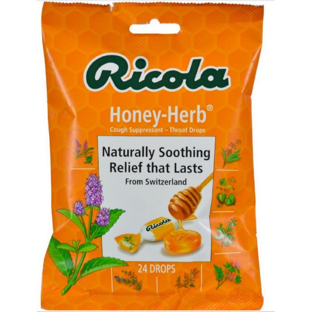 Ricola Cough Drops - Honey Herb - 24 - Lozenge (Value Bulk Multi-Pack)
