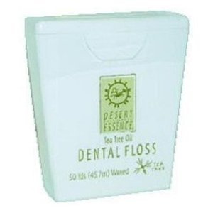 DESERT ESSENCE DSP,DENTAL FLOSS,T/TREE, 50 YD
