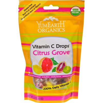 Yummy Earth Drops,OG2,VIT C,Citrus, 3.3 OZ