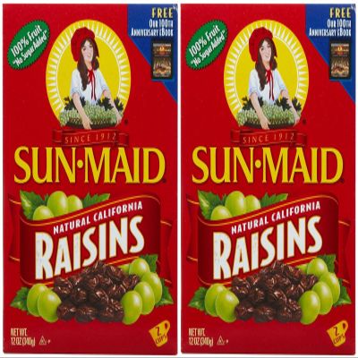 Sun Maid Raisins, 12-Ounce Bag (Pack of 6)