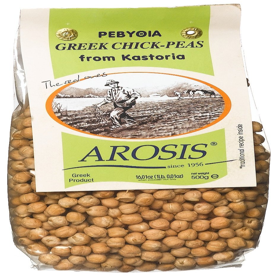Arosis Chick-peas From Kastoria, 16.01-Ounce Pouch (Pack of 3)