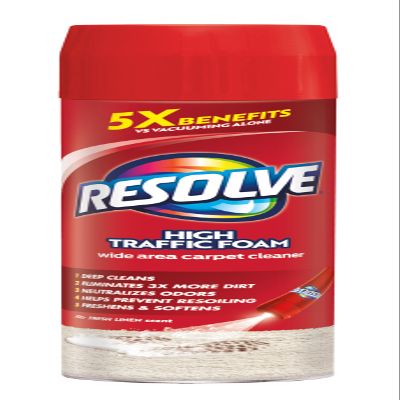 Resolve High Traffic Carpet Foam Cleaner, Carpet Cleaner, Cleans Freshens Softens & Removes Stains, 22 oz Can