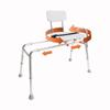 Eagle Health Supplies Sliding Shower Chair Tub Transfer Bench with Swivel Seat, FSA/HSA Eligible, Height Adjustable Shower Benches for Inside Shower, Shower Seat for Elderly and Disabled, 77662 view 1