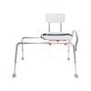Eagle Health Supplies Sliding Shower Chair Tub Transfer Bench with Swivel Seat, FSA/HSA Eligible, Height Adjustable Shower Benches for Inside Shower, Shower Seat for Elderly and Disabled, 77662 view 2