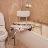 Eagle Health Supplies Sliding Shower Chair Tub Transfer Bench with Swivel Seat, FSA/HSA Eligible, Height Adjustable Shower Benches for Inside Shower, Shower Seat for Elderly and Disabled, 77662 view 3