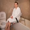 Eagle Health Supplies Sliding Shower Chair Tub Transfer Bench with Swivel Seat, FSA/HSA Eligible, Height Adjustable Shower Benches for Inside Shower, Shower Seat for Elderly and Disabled, 77662 view 4