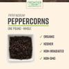 Frontier Co-op Black Peppercorns Whole, 1lb Bulk Bag - Tellicherry Black Pepper - Organic Peppercorns for Grinder Refill, Cooking, Pickling, and More | 16 Ounce (Pack of 1) view 2