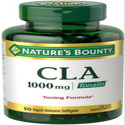 Nature's Bounty Tonalin Pills and Dietary Supplement, 1000mg, 50 Softgels
