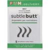 Subtle Butt Disposable Activated Charcoal Odor Absorber for Gas Relief for Adults, Flatulence Deodorizing Pad, 5 Pack Thin Carbon Fart Filter Underwear & Gag Gifts That Actually Work view 1