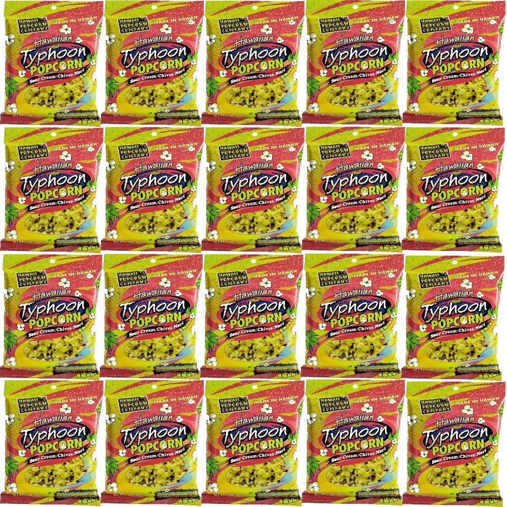 20pk Hawaiian Typhoon Microwave Popcorn Singles