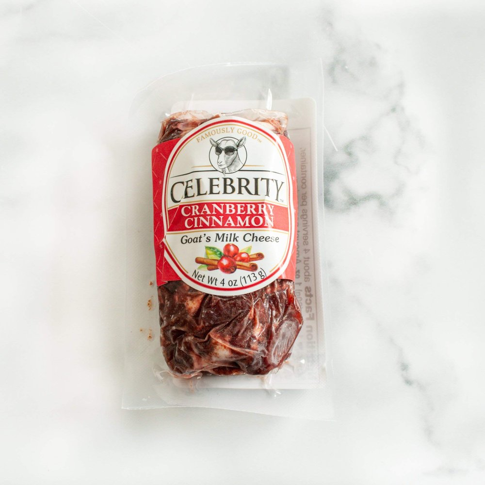 Cranberry Chevre with Cinnamon by Celebrity (4.5 oz.) (4.5 ounce)