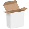 Aviditi White Folding Gift Boxes, 2 3/8" x 7/8" x 2 3/8", Pack of 1000, Easy to Assemble Reverse Tuck Carton, for Small Gifts or Parts view 1