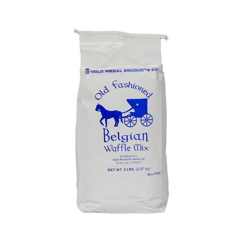 Gold Medal 5018 5 lb One-Step Old Fashioned Belgian Waffle Mix