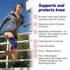 Neo-G Knee Support, Open Patella  Knee Support for Knee Pain Arthritis, Joint Pain Relief, Meniscus tear, runners knee, patella injuries  Knee support for women and men - Adjustable Compression view 3