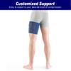 Neo-G Thigh Support Hamstring Support to Quadriceps and Hamstring Muscles  Hamstring Compression Sleeve for Sprains, Strains, Pulled Muscles, Sports Injury  Adjustable  Class 1 Medical Device view 4