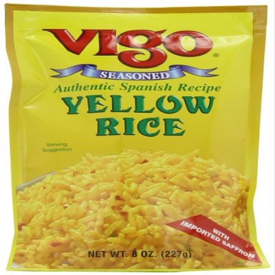 Vigo Yellow Rice, 8-Ounce Bags (Pack of 12)