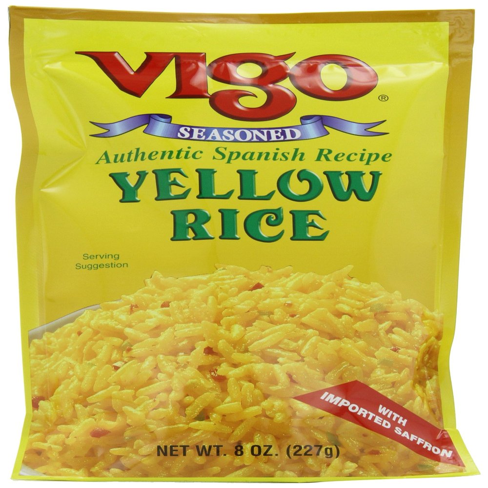 Vigo Yellow Rice, 8-Ounce Bags (Pack of 12)