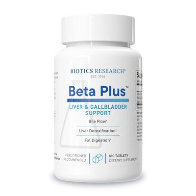 Biotics Research Beta-Plus Nutritional Ox Bile Salts Digestive Enzymes Supplement For Bile Production For No Gallbladder-Supports Overall Liver Function, Aids Fat Digestion, Supplies Betaine 180 Tabs