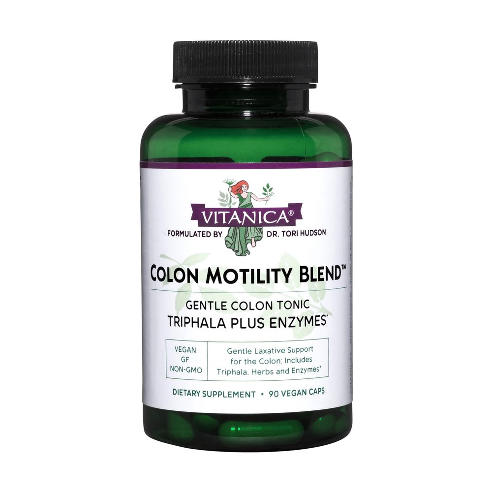 Vitanica Colon Motility Blend, Colon Support, Vegan, 90 Capsules