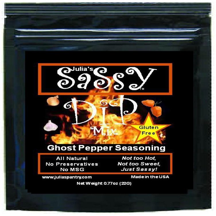 Julia's Sassy Dip Mix Ghost Pepper