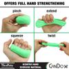 CanDo TheraPutty Scented Hand Exercise Putty for Rehabilitation, Exercises, Hand Therapy, Occupational Therapy, Apple Green Medium 1lb view 4