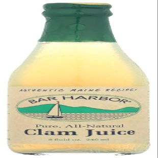 Bar Harbor Pure Clam Juice, 8 Fl Oz (Pack of 12)