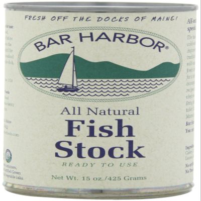 Bar Harbor Fish Stock, 14.5 oz (411g)  Ready-to-Use Haddock Stock, Chef-Favorite for Risotto, Rice & Pasta [Pack of 6]