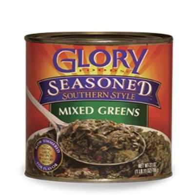 Glory Foods, Greens Mixed Seasoned, 27-Ounce (12 Pack)