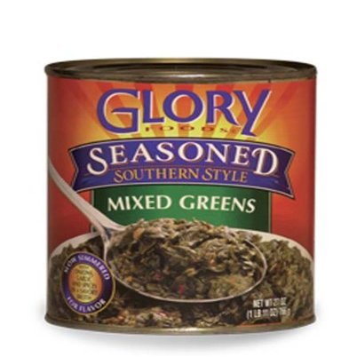 Glory Foods, Greens Mixed Seasoned, 27-Ounce (12 Pack)