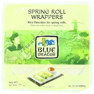 Blue Dragon Wrappers, Spring Roll, 4.7-Ounce (Pack of 12)
