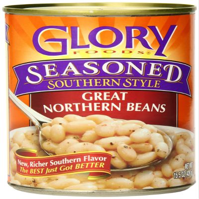 Glory Foods Great Northern Beans, 15.5-Ounce (Pack of 12)
