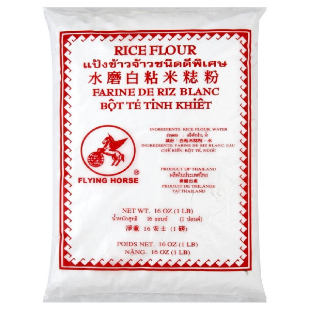 Flying Horse Rice Flour, 16-Ounce Packages (Pack of 24)