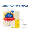 A Taste of Thai Rice Noodles - 16oz Pack of 6 Classic Noodles | Use in Stir-fries Soups & Stews | Great as Side Dish or Vegan Meal | Non-GMO | Gluten-free | No Preservatives | No Trans Fats view 3