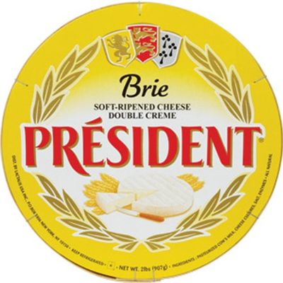 President Brie Plain 60% Wheel 2.2 Pounds (1 Kilo)