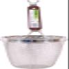 Takekoshi 4100 18-8 Deep Fried Udon Noodle Noodles with Rose Pattern, Round Bottom, Outer Diameter 5.5 x Height 7.1 inches (140 x 180 mm), Made in Japan view 1