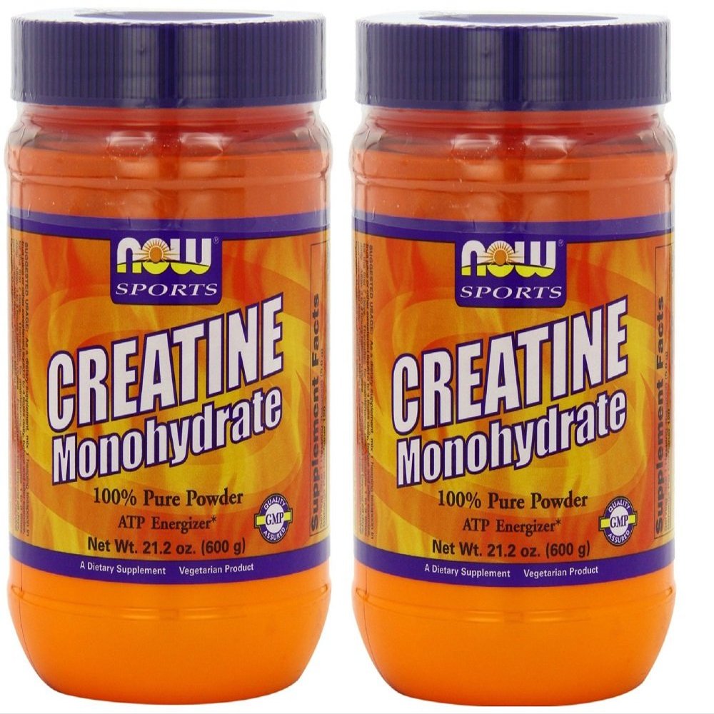 Now Foods Creatine Monohydrate Pure Powder - 21.2 oz, 2 Pack