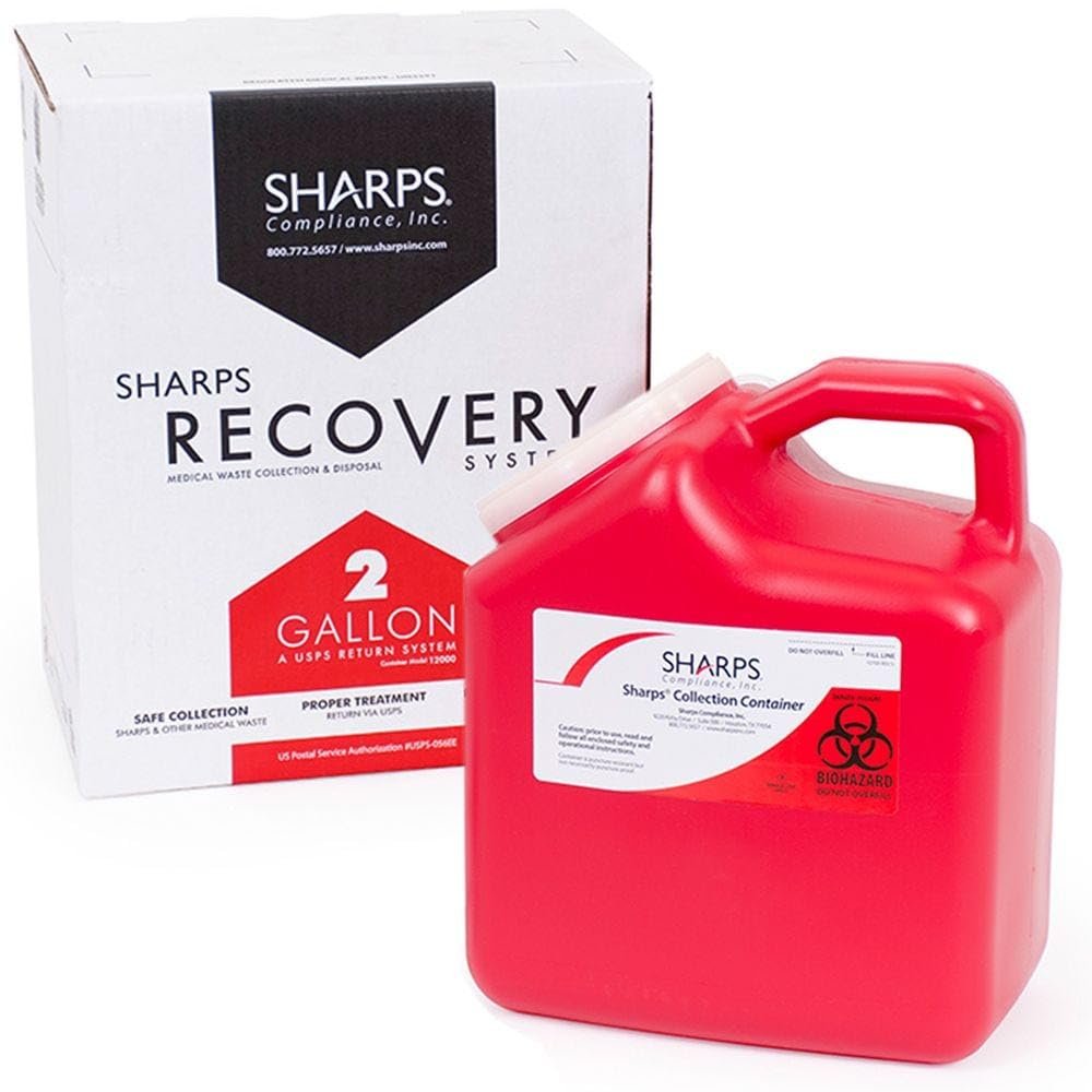 2 Gallon Sharps Mail Back System - (2 Pack)