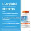 Doctor's Best Sustained Plus Immediate Release L-Arginine, Non-GMO, Vegan, Gluten & Soy Free, 500 mg, Tablet, 120 Count view 2