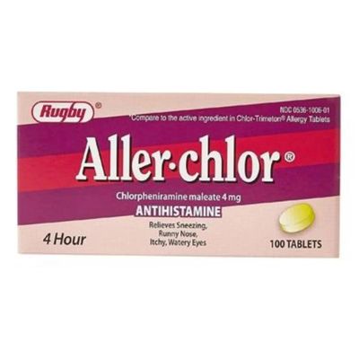 Aller-CHLOR/CPM 4MG WATS 100Tablets